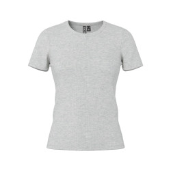PIECES May T-shirt - Light Grey Melange