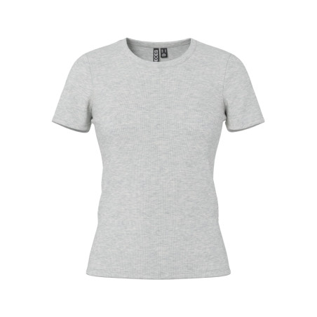 PIECES May T-shirt - Light Grey Melange