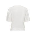 JDY Bena T-shirt - Cloud Dancer / Sun