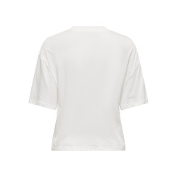 JDY Bena T-shirt - Cloud Dancer / Sun