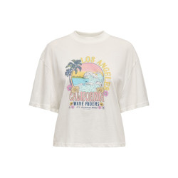 JDY Bena T-shirt - Cloud Dancer / Los Angeles