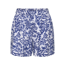 ONLY Kelly Chanee Shorts - Cloud Dancer / Estate Blue