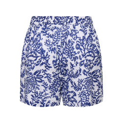 ONLY Kelly Chanee Shorts - Cloud Dancer / Estate Blue
