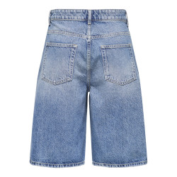 ONLY Mate Lange Denim Shorts - Medium Blue Denim