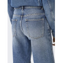ONLY Mate Lange Denim Shorts - Medium Blue Denim