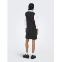 ONLY Dorsi S/L Denim Kjole - Washed Black