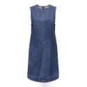 ONLY Dorsi S/L Denim Kjole - Medium Blue Denim