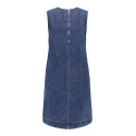 ONLY Dorsi S/L Denim Kjole - Medium Blue Denim