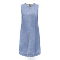 ONLY Dorsi S/L Denim Kjole - Light Blue Denim