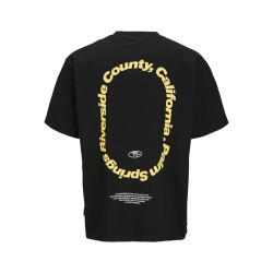 JACK & JONES JUNIOR Retreat Typographic T-shirt - Sort