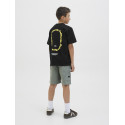 JACK & JONES JUNIOR Retreat Typographic T-shirt - Sort