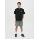 JACK & JONES JUNIOR Retreat Typographic T-shirt - Sort