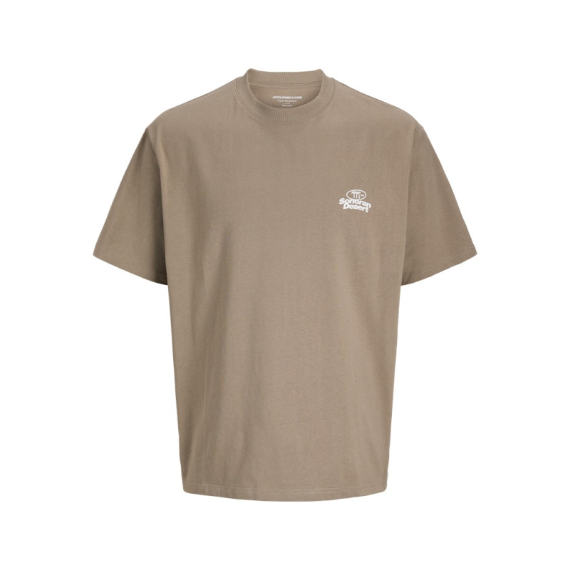 JACK & JONES JUNIOR Retreat Typographic T-shirt - Desert Taupe