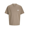 JACK & JONES JUNIOR Retreat Typographic T-shirt - Desert Taupe