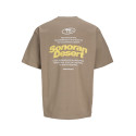JACK & JONES JUNIOR Retreat Typographic T-shirt - Desert Taupe