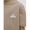 JACK & JONES JUNIOR Retreat Typographic T-shirt - Desert Taupe