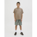 JACK & JONES JUNIOR Retreat Typographic T-shirt - Desert Taupe