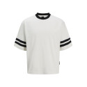 JACK & JONES Retreat Contrast T-shirt - Cloud Dancer