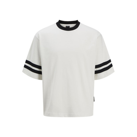 JACK & JONES Retreat Contrast T-shirt - Cloud Dancer
