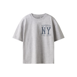 NAME IT KIDS Valix T-shirt - Light Grey Melange
