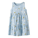NAME IT MINI Vigga Kjole - Cool Blue / Bubblebee