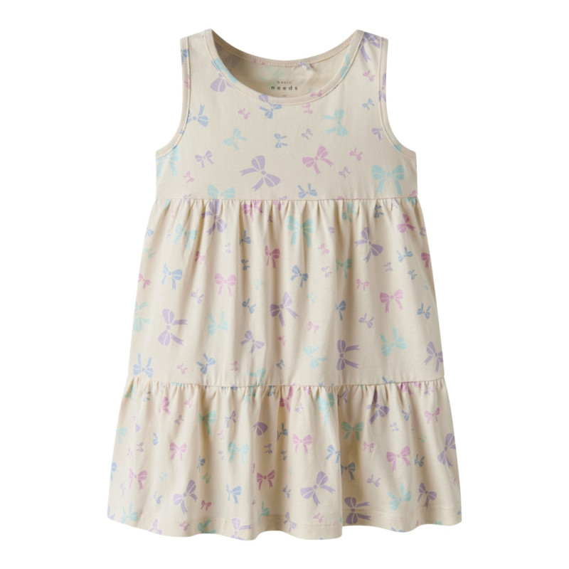 NAME IT MINI Vigga Kjole - Buttercream / Bows