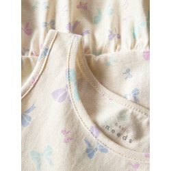 NAME IT MINI Vigga Kjole - Buttercream / Bows