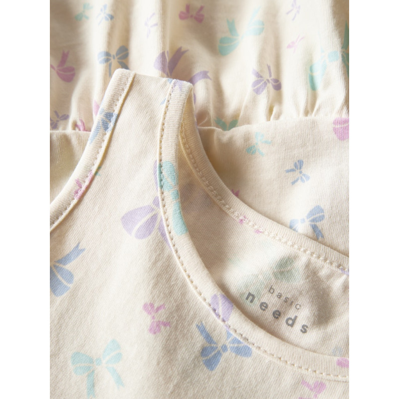 NAME IT MINI Vigga Kjole - Buttercream / Bows