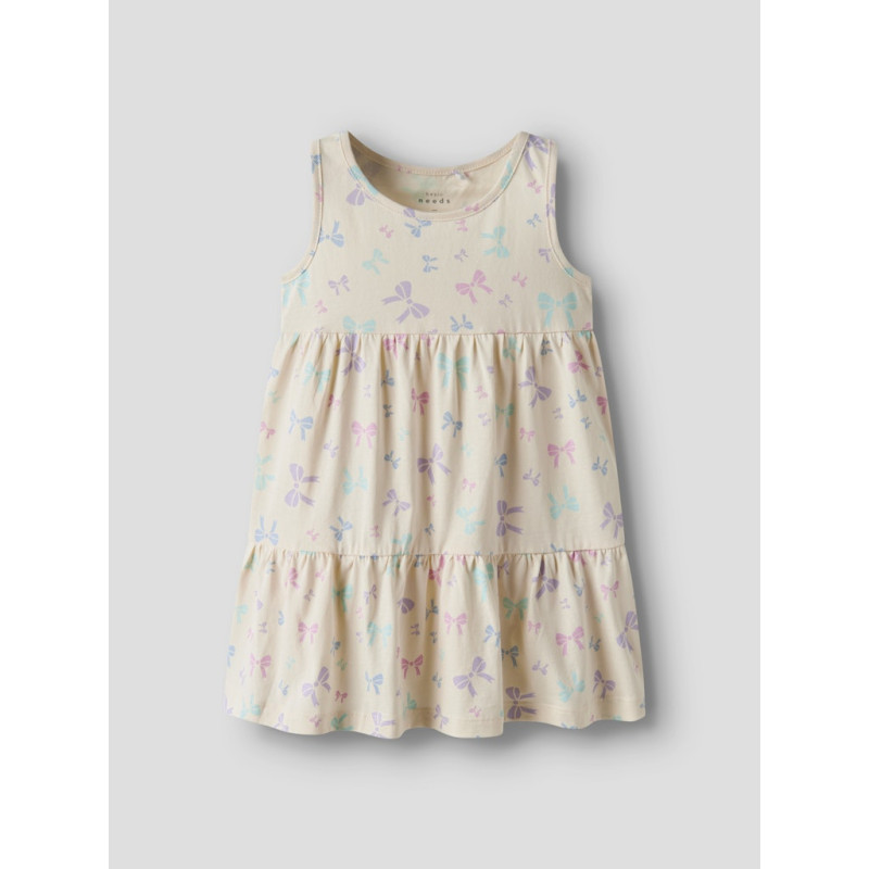 NAME IT MINI Vigga Kjole - Buttercream / Bows