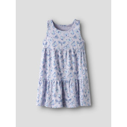 NAME IT MINI Vigga Kjole - Purple Heather / Butterflies