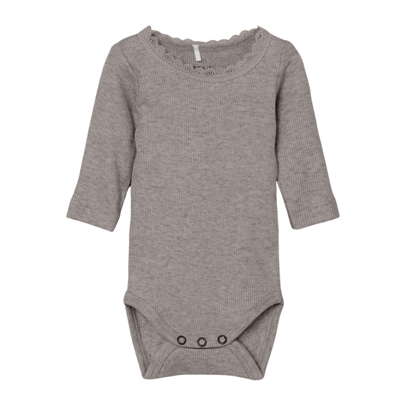 NAME IT Baby Kab L/S Bodystocking - Satellite