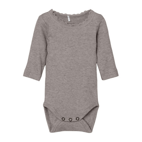 NAME IT Baby Kab L/S Bodystocking - Satellite
