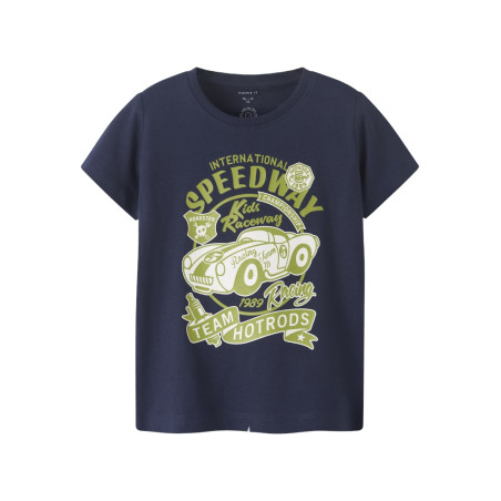 NAME IT MINI Karlton T-shirt - Mood Indigo