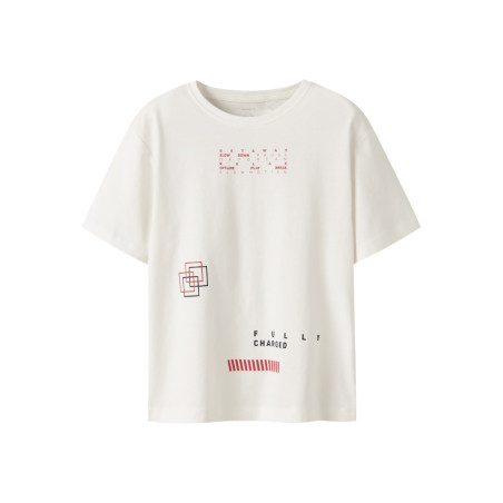 NAME IT KIDS Kingston T-shirt - Coconut Milk