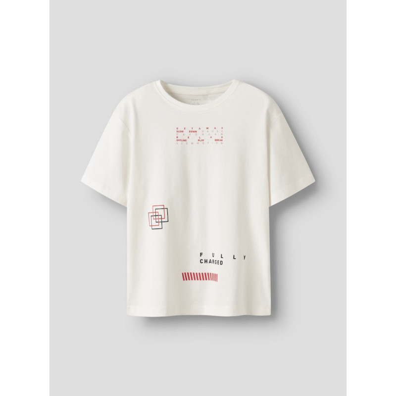 NAME IT KIDS Kingston T-shirt - Coconut Milk