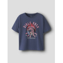 NAME IT KIDS Kassandra T-shirt - Blue Indigo