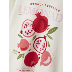 NAME IT KIDS Kassandra T-shirt - Coconut Milk