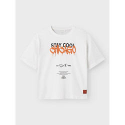 NAME IT KIDS Leroy T-shirt - Bright White