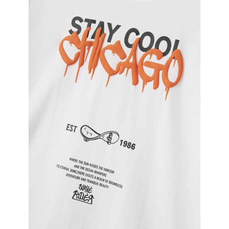 NAME IT KIDS Leroy T-shirt - Bright White