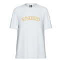 PIECES Taya T-shirt - Bright White / Sunkissed