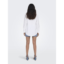 JDY Mio L/S Skjorte - White