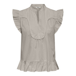 ONLY Adda S/L Top - Chateau Gray
