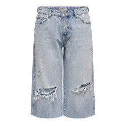 ONLY Cobain Capri Bukser - Light Blue Denim