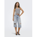 ONLY Cobain Capri Bukser - Light Blue Denim