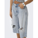 ONLY Cobain Capri Bukser - Light Blue Denim