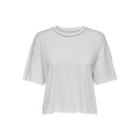 ONLY Cheri T-shirt - Bright White