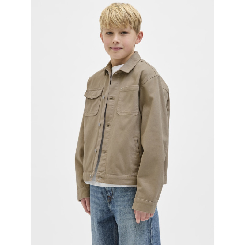 JACK & JONES JUNIOR Bellagio Denim Jakke - Silver Sage