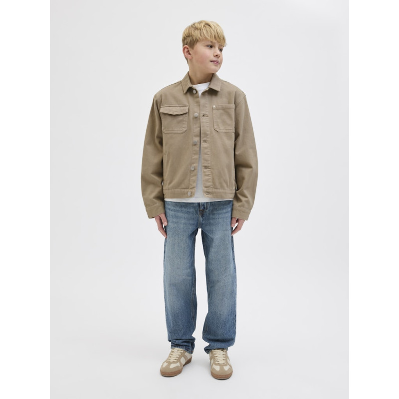 JACK & JONES JUNIOR Bellagio Denim Jakke - Silver Sage