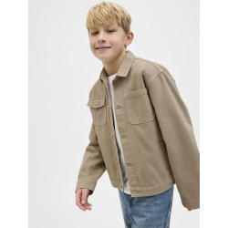 JACK & JONES JUNIOR Bellagio Denim Jakke - Silver Sage