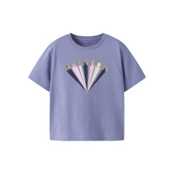 NAME IT MINI Katinka T-shirt - Purple Impression